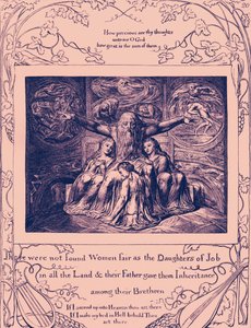 Ilustracje Księgi Hioba autorstwa Williama Blakea autorstwa William Blake