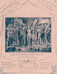 Ilustracje Księgi Hioba autorstwa Williama Blakea autorstwa William Blake