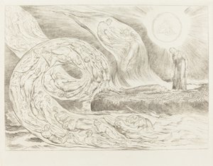 Krąg Rozpustnych: Paolo i Francesca autorstwa William Blake