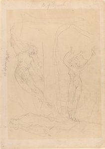 Córka mężczyzn staje się syreną autorstwa William Blake