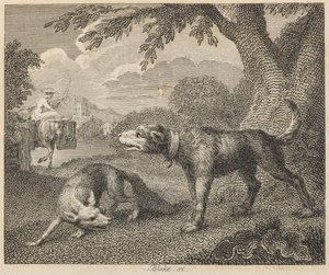 Pies i Lis autorstwa William Blake