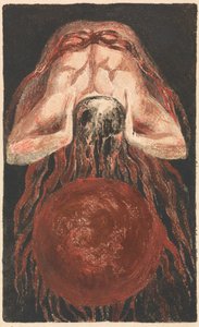 Pierwsza Księga Urizena, płyta 16 (Bentley 17) autorstwa William Blake
