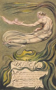 Pierwsza Księga Urizena, tablica 2 (b), „Preludium” (Bentley 2b) autorstwa William Blake