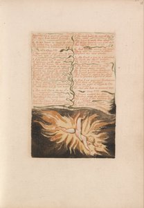 Pierwsza Księga Urizena, Tablica 22, Rozciągnięta na Dzieło Wieczności.... (Bentley 20) autorstwa William Blake