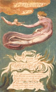 Pierwsza Księga Urizena, tablica 2, „Preludium do Księgi Urizena” (Bentley 2a) autorstwa William Blake