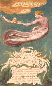 Pierwsza Księga Urizena, tablica 2, Preludium do Księgi Urizena (Bentley 2a) autorstwa William Blake