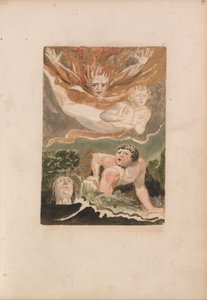 Pierwsza Księga Urizena, płyta 4 (Bentley 24) autorstwa William Blake
