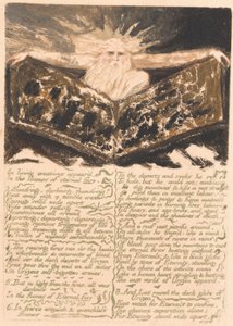 Pierwsza Księga Urizena, Tablica 6, W żywych kreacjach pojawiają się . . . . (Bentley 5) autorstwa William Blake
