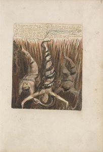 Pierwsza Księga Urizena, płyta 7: „Jak gwiazdy są oddzielone od ziemi…” autorstwa William Blake