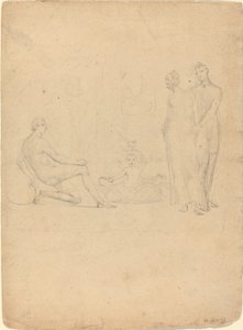 Niemowlę Herkules dusi węże autorstwa William Blake