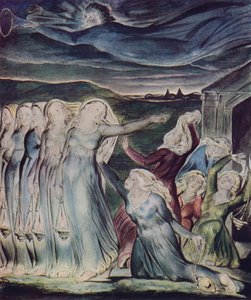 Przypowieść o pannach mądrych i głupich, ok. 1800 autorstwa William Blake