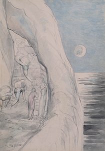 Dumni pod ogromnymi ciężarami 1824-27 autorstwa William Blake