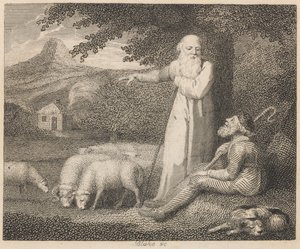 Pasterz i Filozof autorstwa William Blake