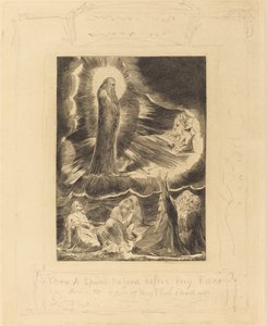 Wizja Elifaza autorstwa William Blake