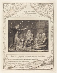 Gniew Elihu autorstwa William Blake
