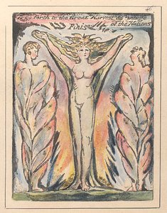 Aby wyruszyć na Wielkie Żniwa i Rocznik Narodów, c.1811 autorstwa William Blake