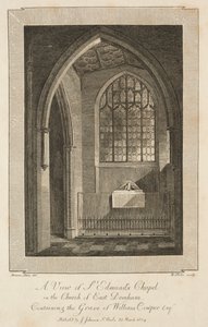 Widok kaplicy św. Edmunda w kościele East Dereham..., 1804 r. autorstwa William Blake