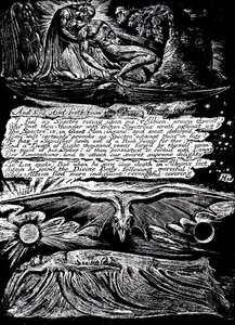 William Blake 1757-1827, angielski mistyk, poeta, malarz i rytownik, 1804-1820 autorstwa William Blake
