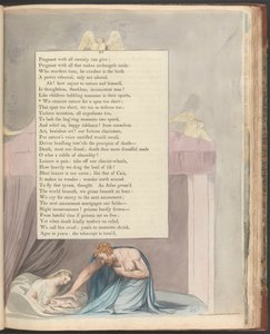 Nocne myśli Younga, strona 23, „Cenimy naturę za zbyt krótką rozpiętość” autorstwa William Blake