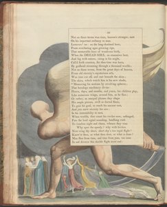 Nocne myśli Younga, strona 25, „Spójrz na niego, gdy przechodzi; co wtedy widać” autorstwa William Blake