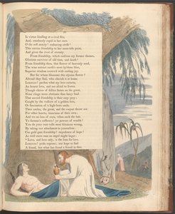 Nocne Myśli Younga, Strona 37, Miłość i tylko miłość jest pożyczką na miłość autorstwa William Blake