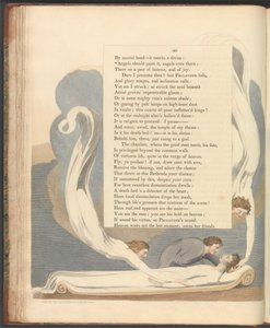 Nocne myśli Younga, strona 40, „Anioły powinny to namalować, anioły zawsze tam są” autorstwa William Blake