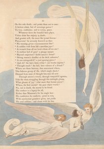 Nocne myśli Younga, strona 41, Jeden promienny znak; łoże śmierci sprawiedliwych autorstwa William Blake