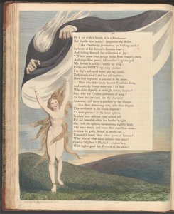 Nocne myśli Younga, strona 46, „Gdzie rozsądek biegnie dziko, zerwał z łańcucha rozumu” autorstwa William Blake