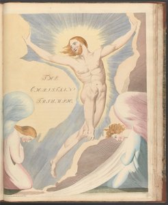 Nocne myśli Younga, strona 65, Noc czwarta, Chrześcijański triumf. autorstwa William Blake
