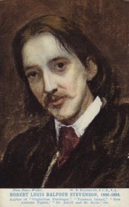 Robert Louis Stevenson (1850-1894), szkocki powieściopisarz, poeta i pisarz podróżniczy
