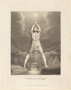 Nawożenie Egiptu autorstwa William Blake after Henry Fuseli