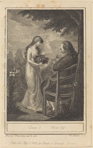 Pieśń I, werset 29 autorstwa William Blake after Mary Ann Flaxman