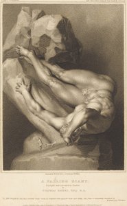Spadający Gigant autorstwa William Bond after William Hilton I after Thomas Banks