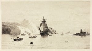 Arktyczny krajobraz morski autorstwa William Bradford