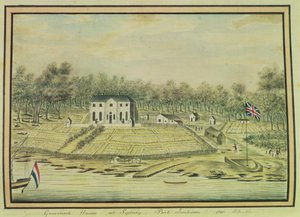 Dom Gubernatora w Sydney, Port Jackson, 1791 r. autorstwa William Bradley