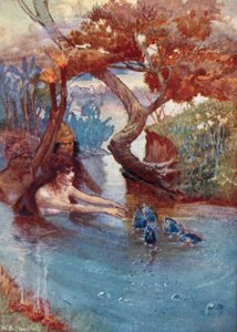 Ilustracja do Vathek, An Arabian Tale, autorstwa Williama Beckforda (kolor lito)