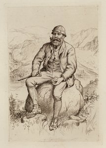 James Geikie, profesor geologii (rycina) autorstwa William Brassey (after) Hole