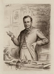 John Chiene, profesor chirurgii (rycina) autorstwa William Brassey (after) Hole