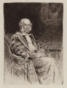 John Inglis z Glencorse, Lord Sprawiedliwości Szkocji, kanclerz (rycina) autorstwa William Brassey (after) Hole
