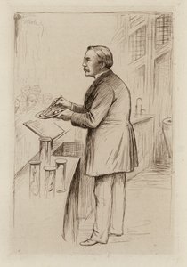 William Smith Greenfield, profesor patologii ogólnej (rycina)