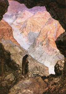 Eliasz na pustyni Horeb autorstwa William Brassey Hole