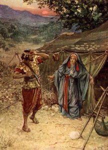 Jael Yael i Sisera - Biblia autorstwa William Brassey Hole
