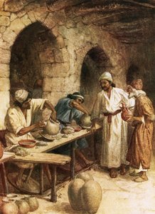 Jeremiasz i garncarz autorstwa William Brassey Hole