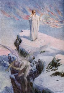 Kuszenie Jezusa - Biblia autorstwa William Brassey Hole