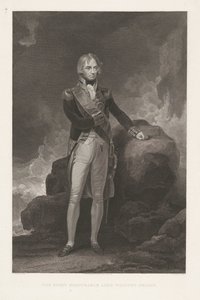 Portret van Horatio Nelsona Honorowy Lord Wicehrabia Nelson (tytuł na obiekcie) autorstwa William Bromley (I)