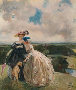 W parku, Dalswinton, 1904, 1906 autorstwa William Bruce Ellis Ranken