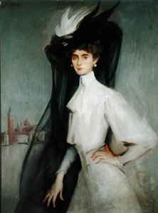 Olga Alberta, baronowa de Meyer (olej na płótnie)