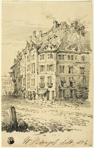 Ulica miejska autorstwa William Burges