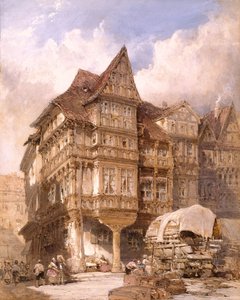 Dom Albrechta Durera w Norymberdze autorstwa William Callow