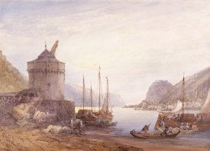 Andernach nad Renem autorstwa William Callow